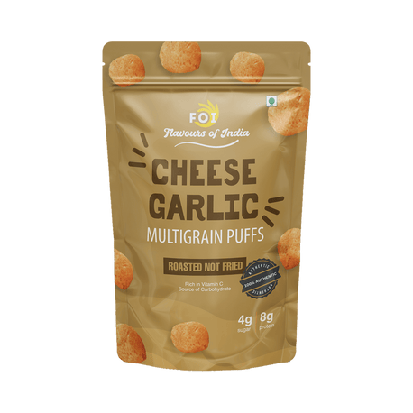 Multi grain- Cheese garlic puffs - FOI Flavours Of India