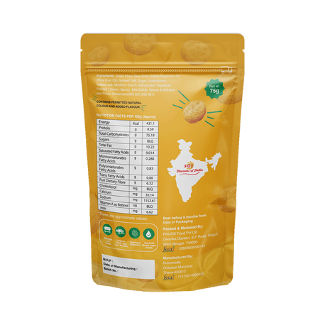 Jowar Puffs- Creamy Cheese - FOI Flavours Of India