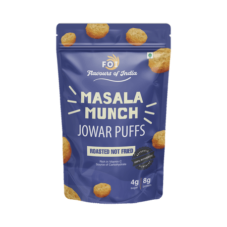 Jowar Puffs- Masala Munch - FOI Flavours Of India