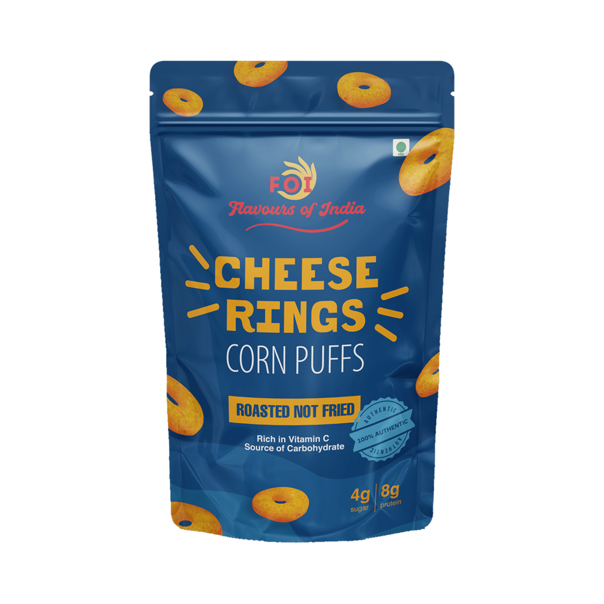 Corn Puffs - Cheese Rings - FOI Flavours Of India