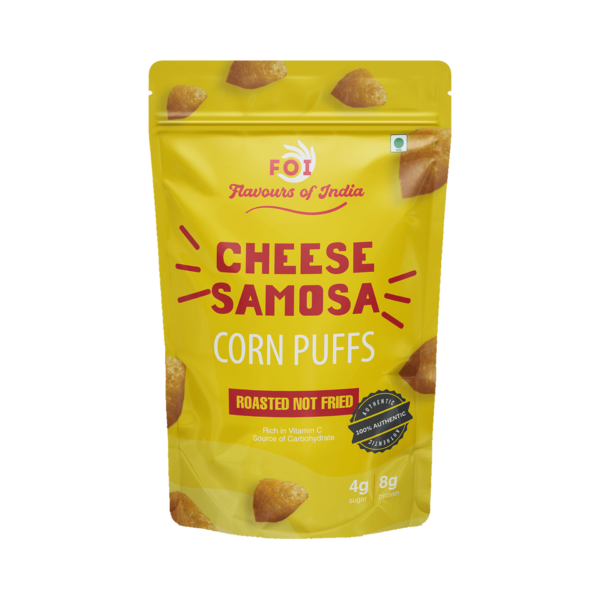 Corn Puffs - Cheesy Samosa - FOI Flavours Of India