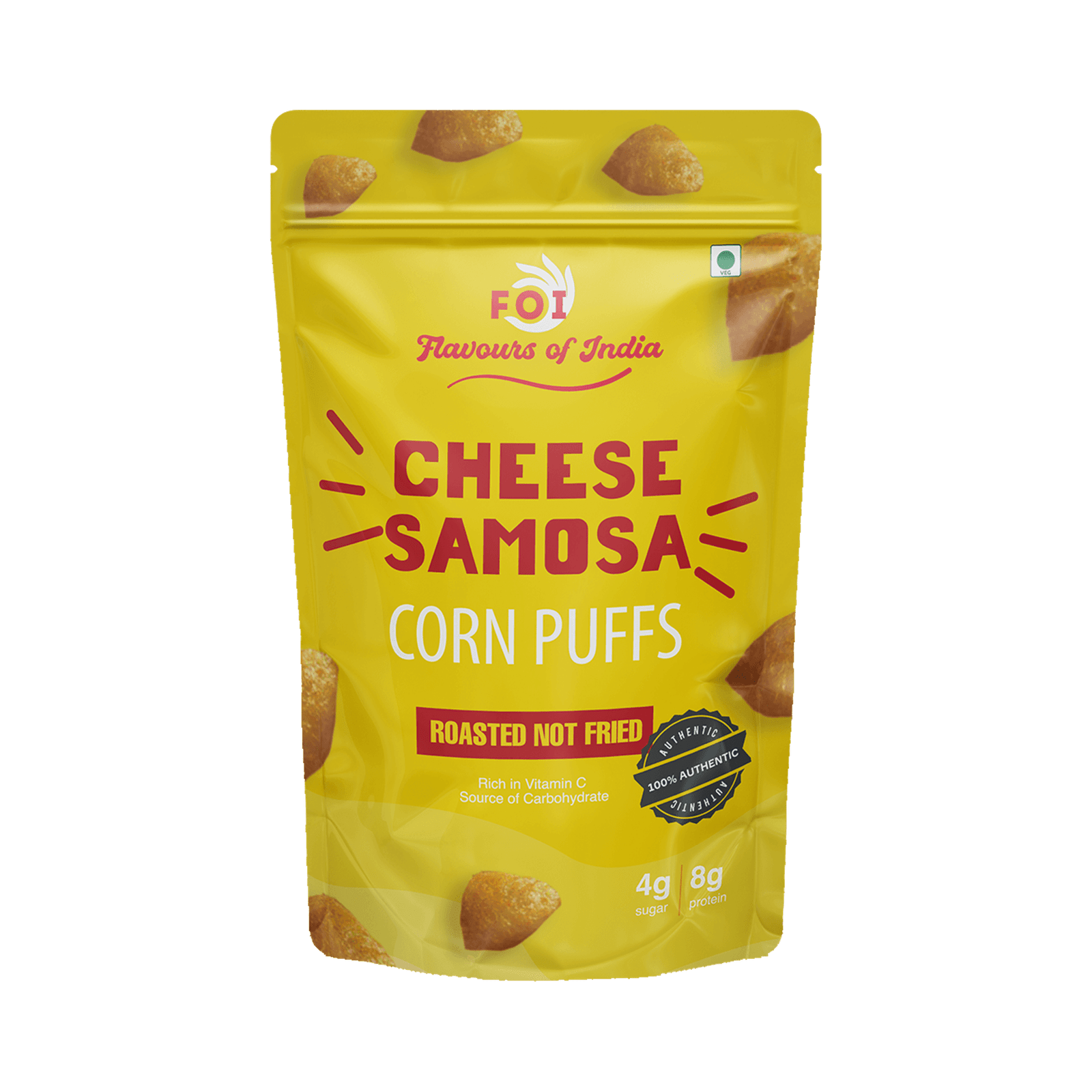 Corn Puffs - Cheesy Samosa - FOI Flavours Of India