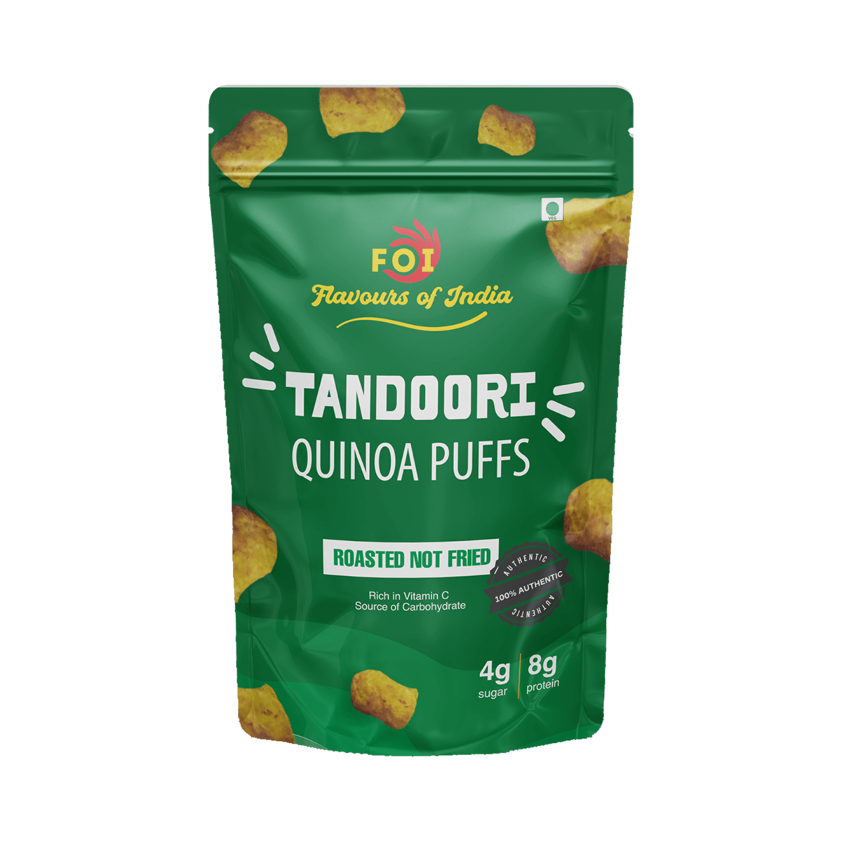 Quinoa Puffs- Tandoori - FOI Flavours Of India