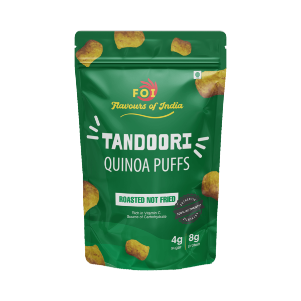Quinoa Puffs- Tandoori - FOI Flavours Of India