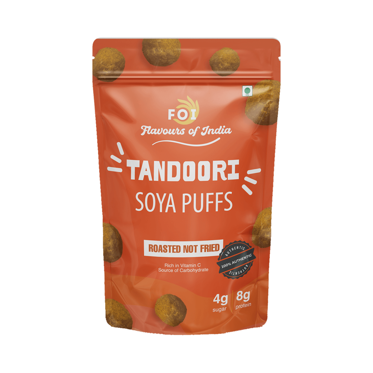 Soya Puffs - Tandoori - FOI Flavours Of India